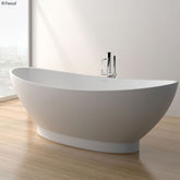 Fienza Antonia 1550mm Matte White Stone Bath